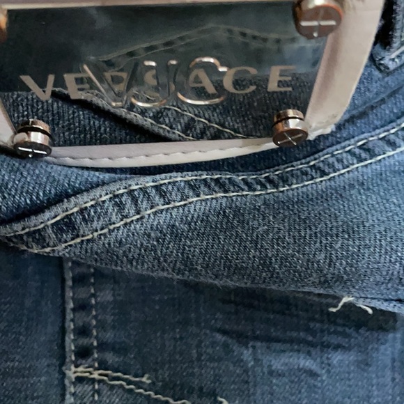 Versace VJC Womens Low Rise Jeans - Picture 5 of 7